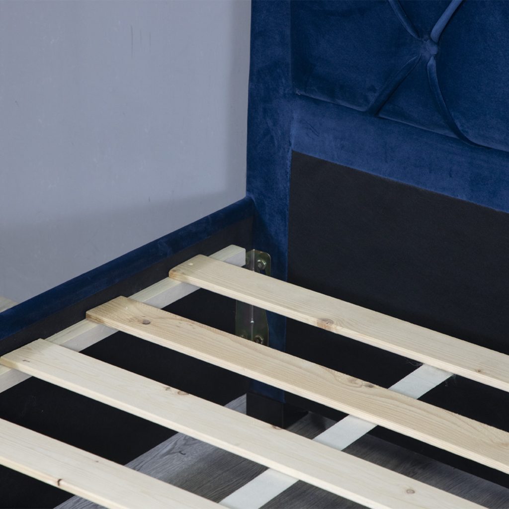 4 drawers velvet bed 8