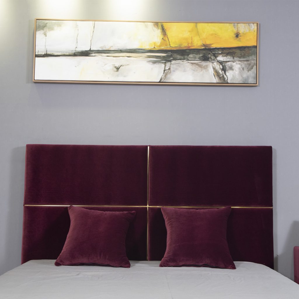 Square Velvet Drawer Bed 7