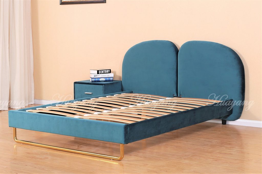 Upholstered 2 Headboards Bed 1